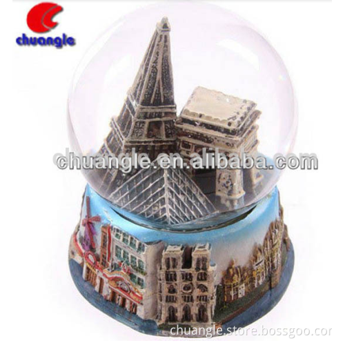 Custom Water Globe with Holy church model christmas decoration Souvenir